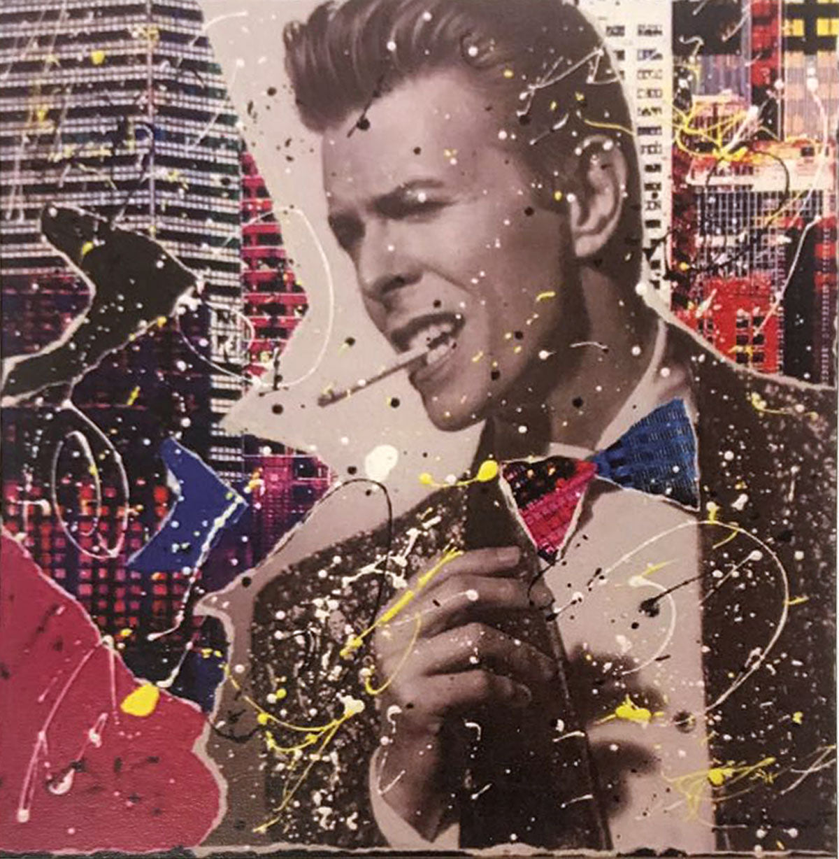 Sara Arnaout - David Bowie con cigarrillo