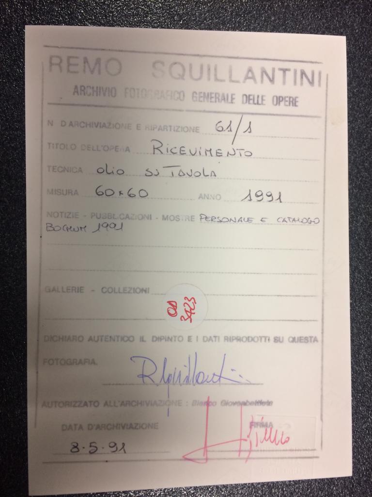 Remo Squillantini - Recepción