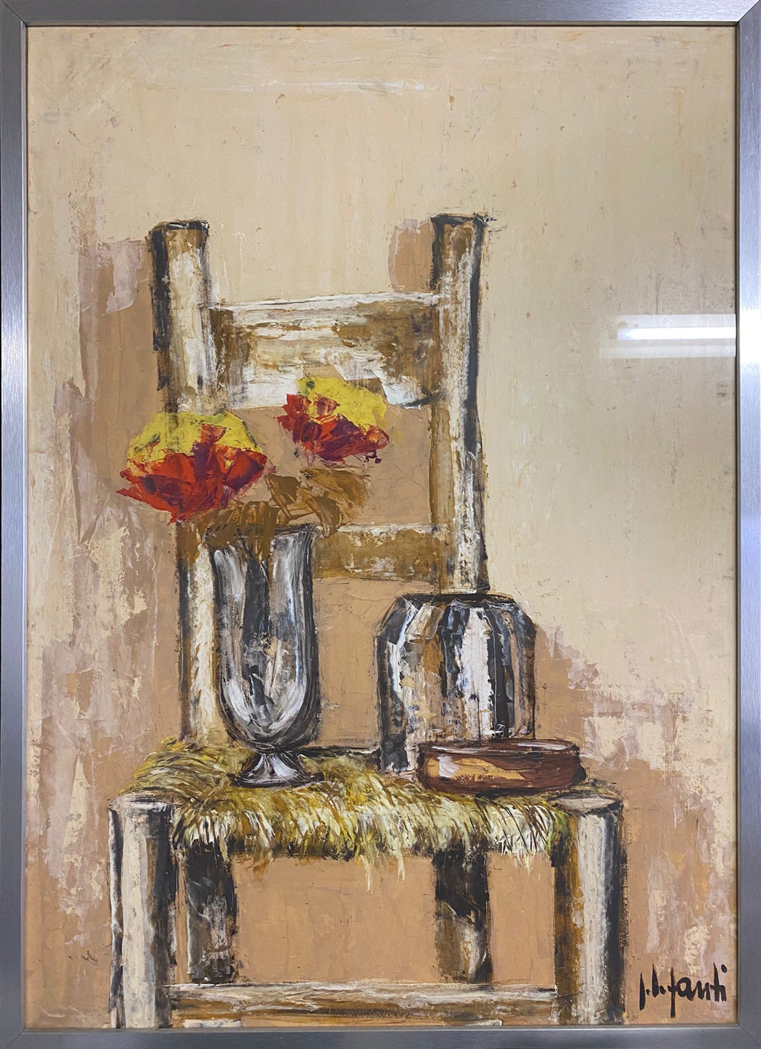 Fanti - Chair with flower vase