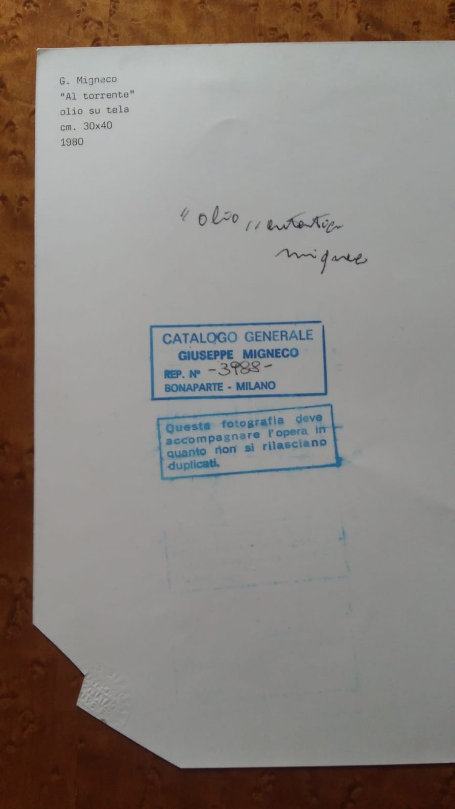 Giuseppe Migneco - Al Torrente