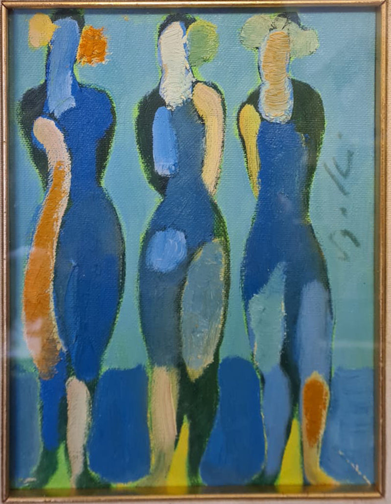 Antonio Vangelli - Three Women on the Shore