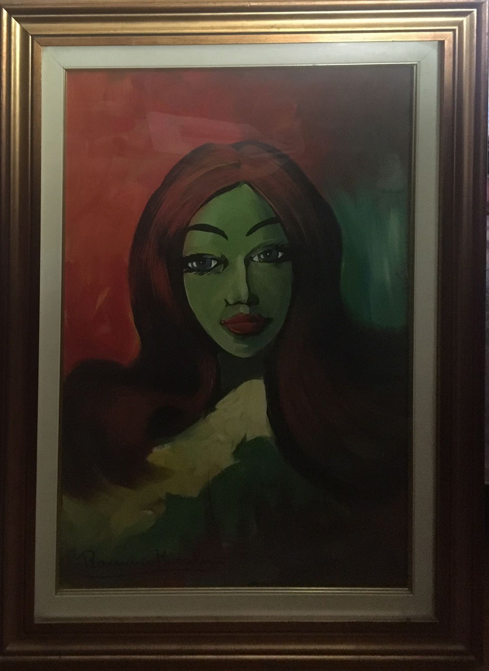 Romano Mussolini - Retrato femenino desde el hombro