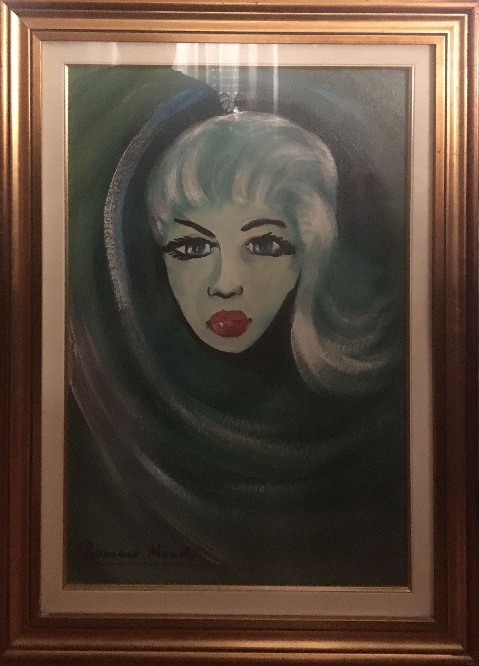 Romano Mussolini - Retrato de una mujer con velo