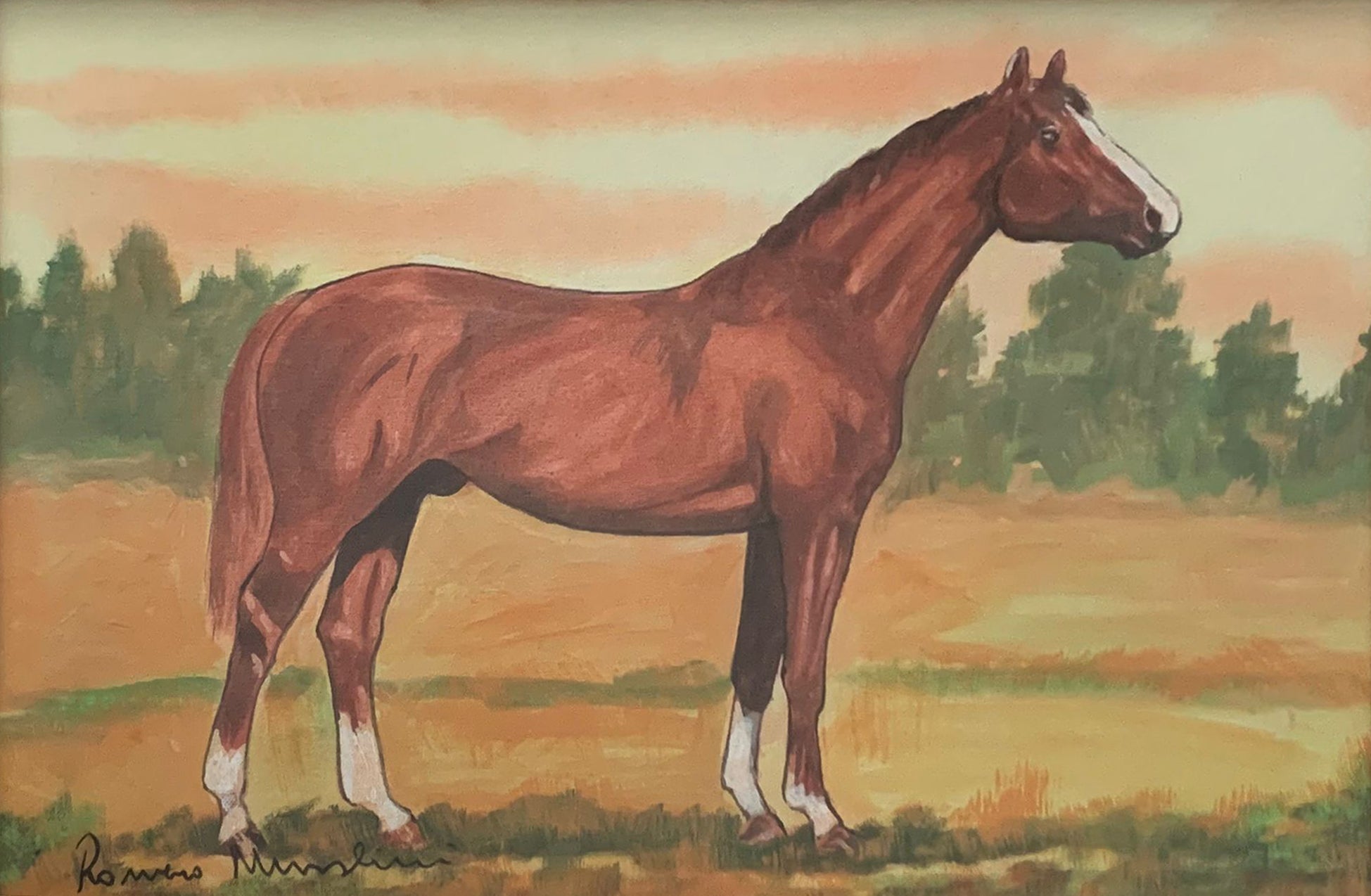 Romano Mussolini - The Resting Horse