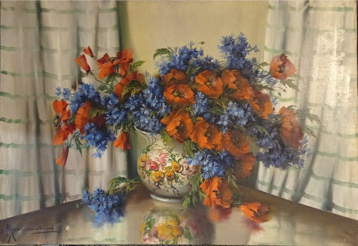 Mario Salimbeni - Jarrón con flores