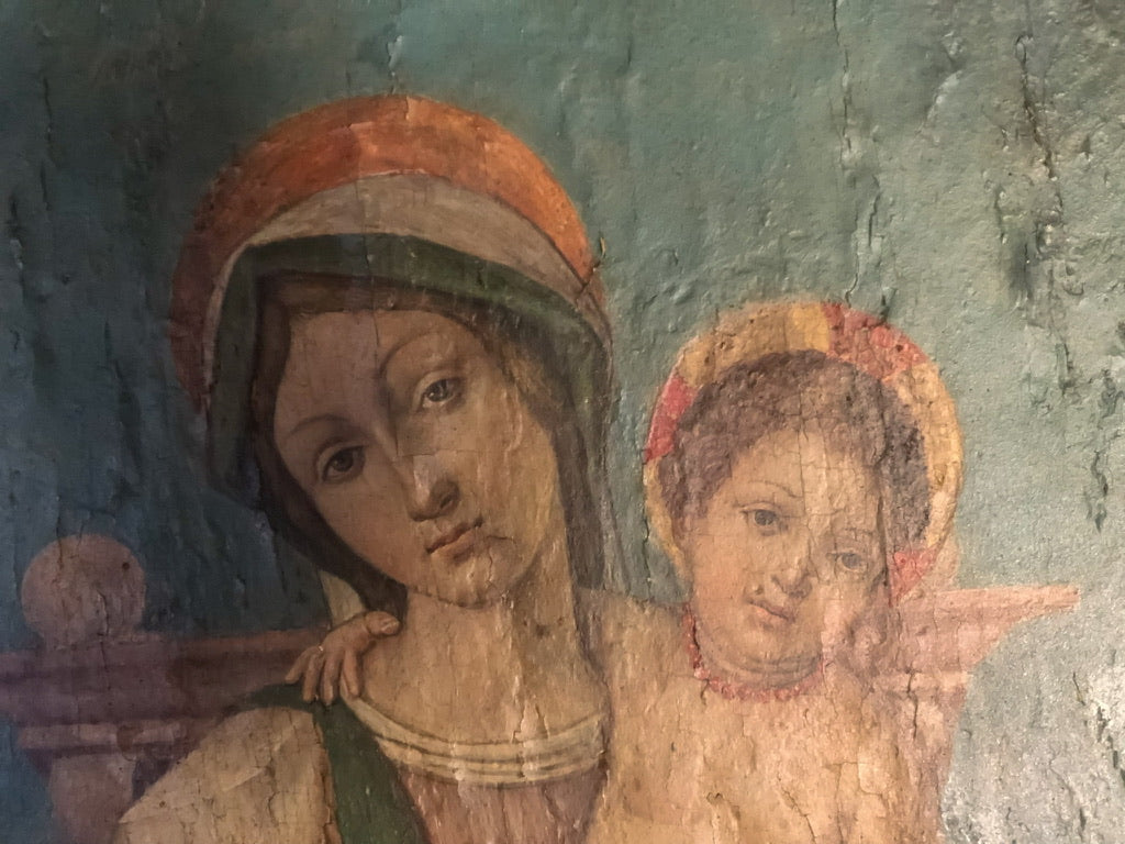 Attribuito a Girolamo da Treviso detto "Il Vecchio" - Madonna con bambino