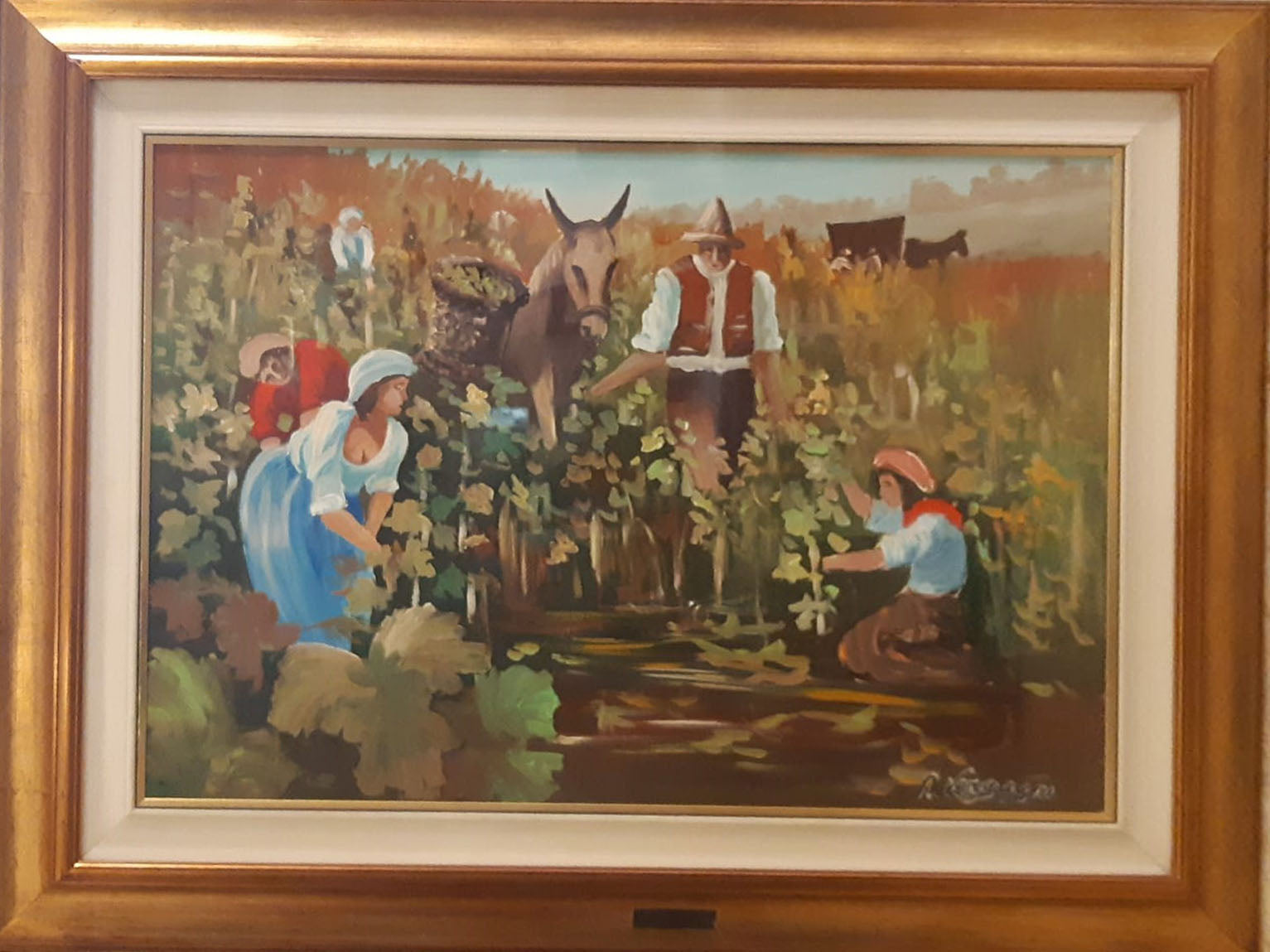 Arturo Vergagni - La vendemmia