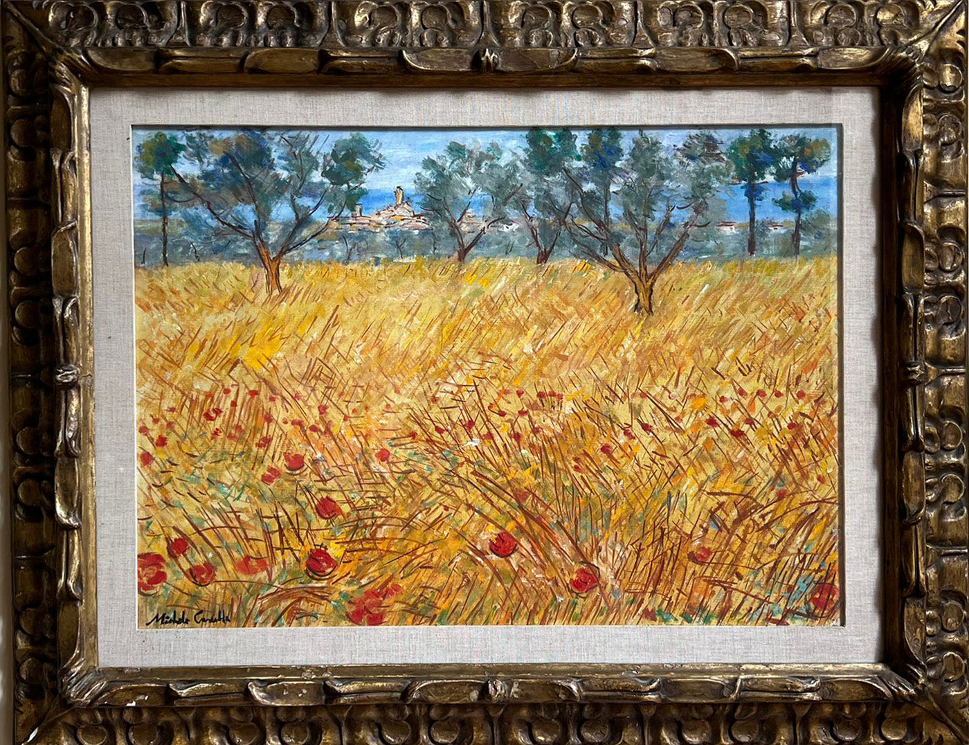 Michele Cascella - Campo de trigo
