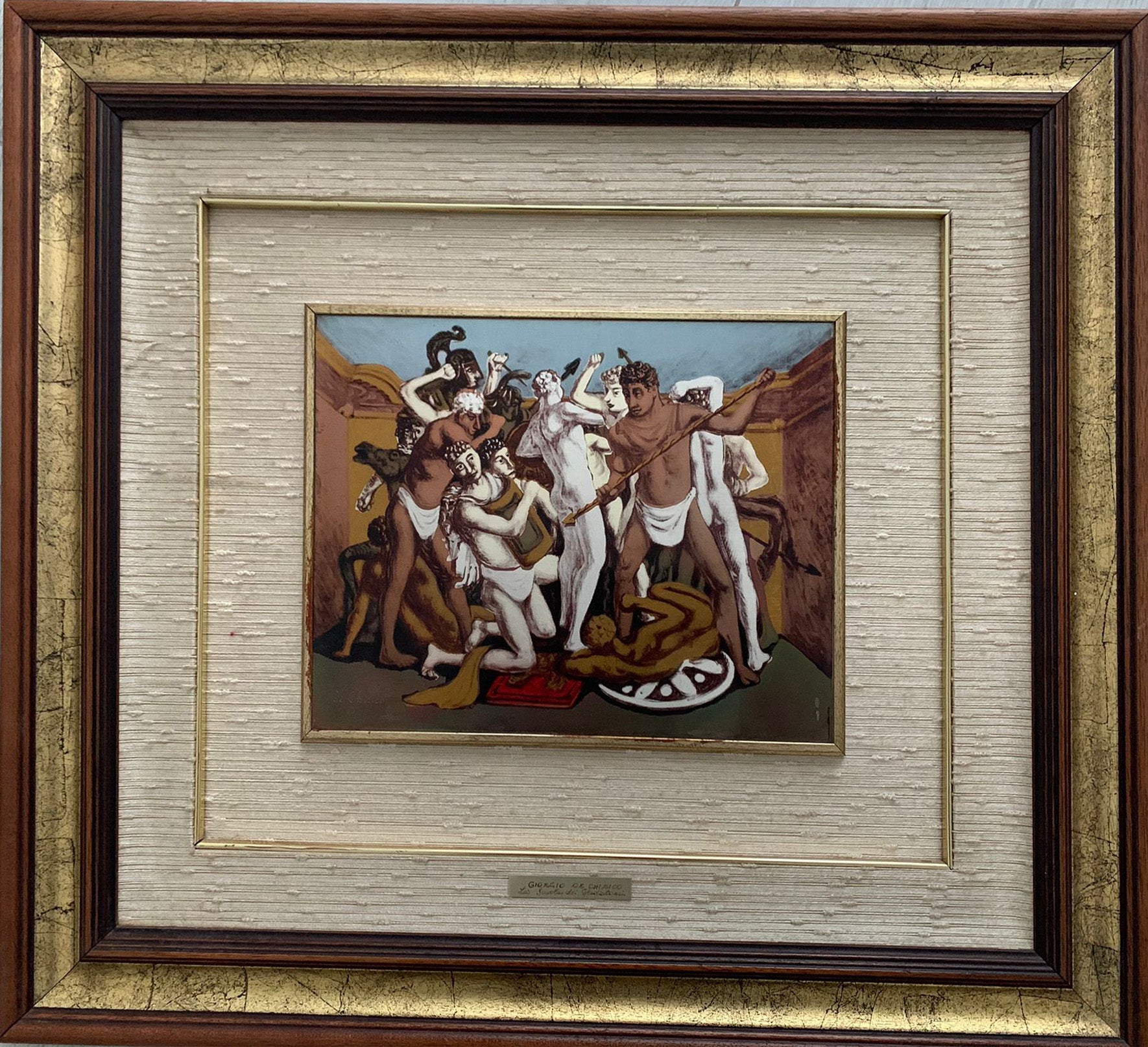 Giorgio De Chirico - La escuela de gladiadores