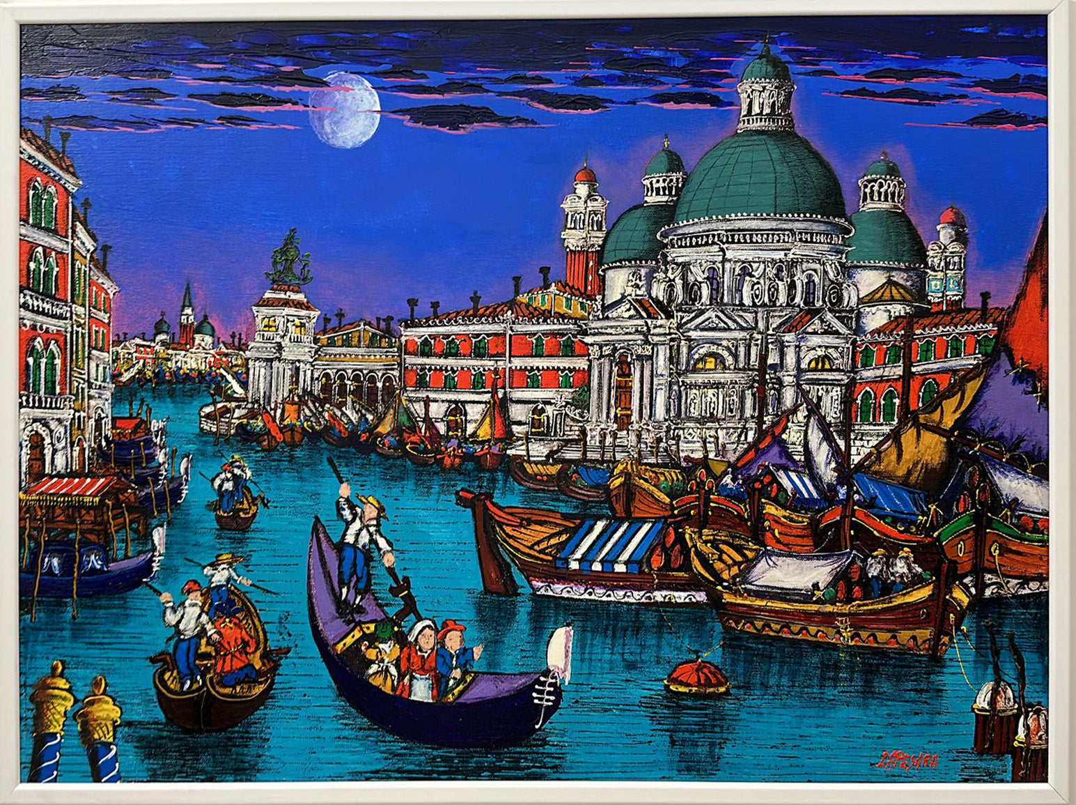 Michele Lapesara - Venice Church of the Salute Grand Canal
