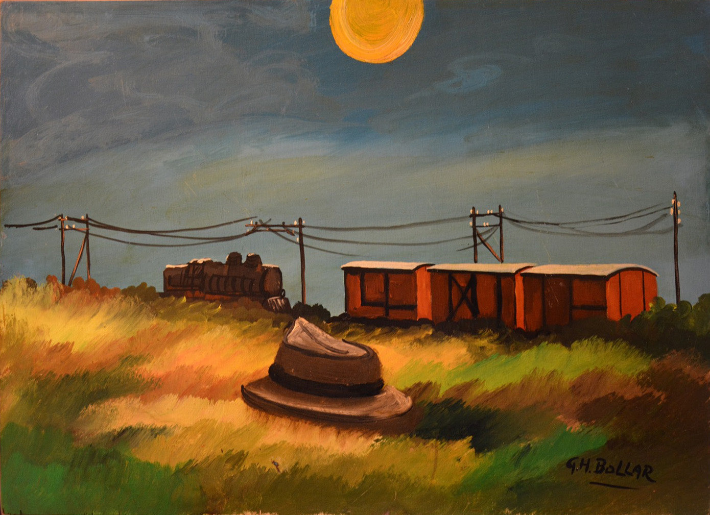 GH Bollar - Train Stopped in the Night