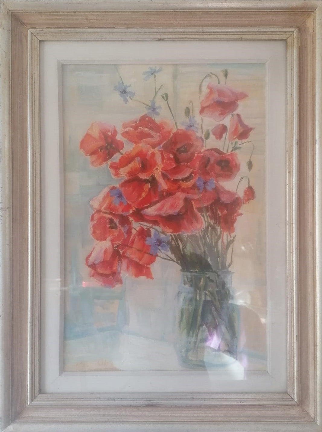 Mafalda Perazzo Sidoli - Jarrón con flores