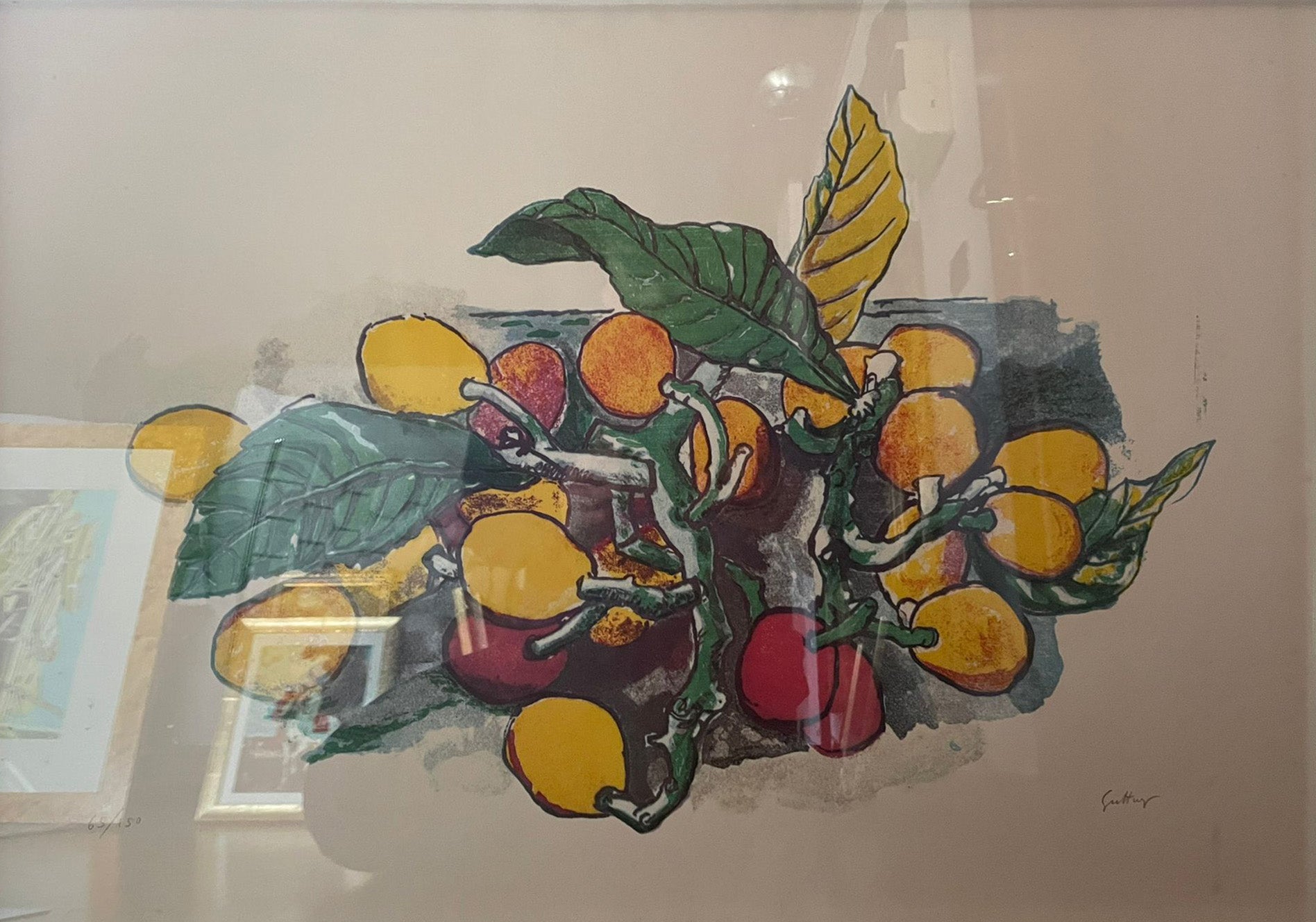 Renato Guttuso - Naturaleza muerta con limones
