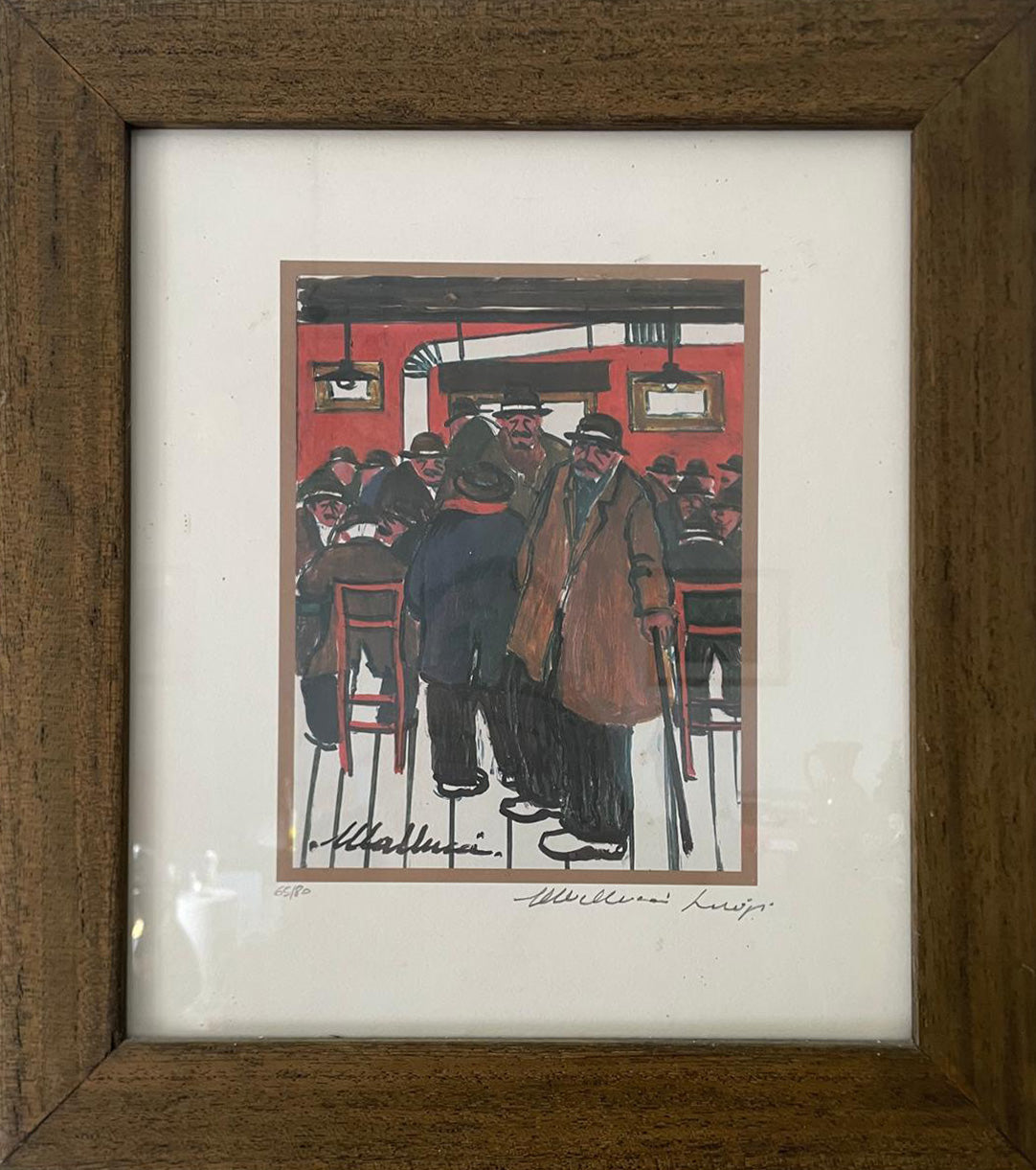 Luigi Mallucci - Sin título (Hombres en la taberna)