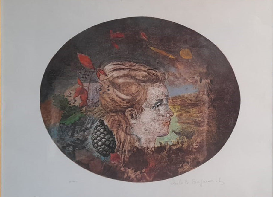 Paolo Emilio Bergamaschi - Untitled (Female Profile)