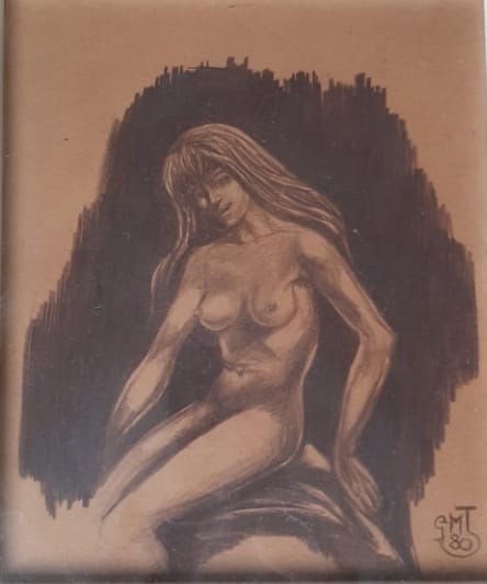 Maria Teresa Guaschino - Senza titolo (nudo femminile)