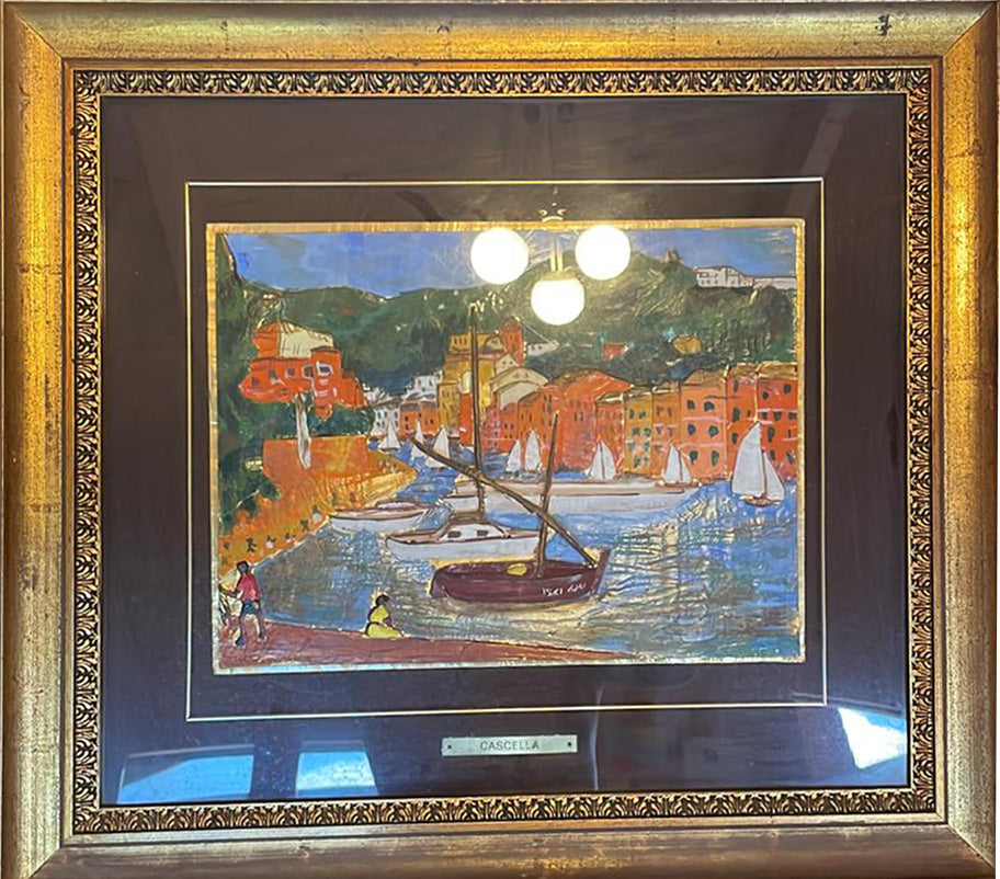 Michele Cascella (homenaje a) - Barcos de Portofino