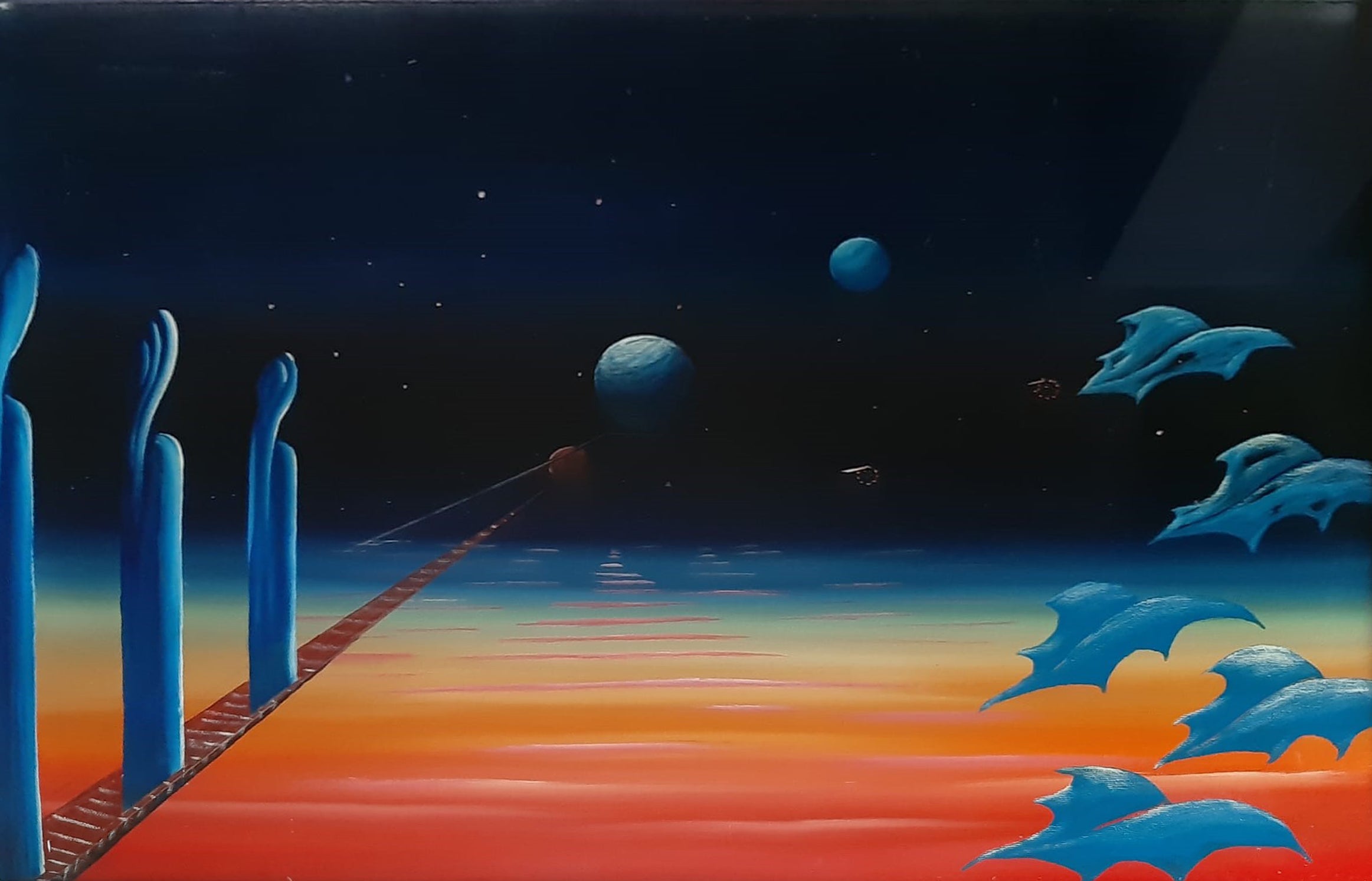 Giuseppe Sanna - Senza Titolo (surrealismo/metafisica)