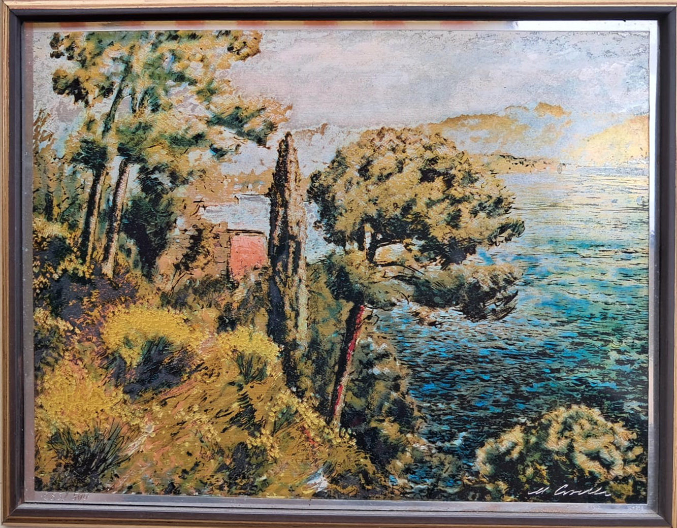 Michele Cascella (homage to) - Mediterranean landscape