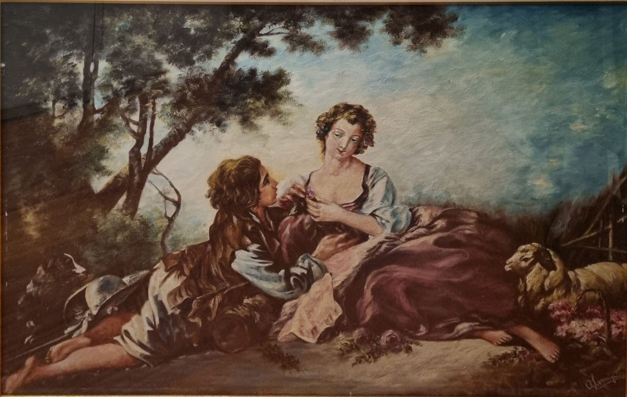 Autore Sconosciuto - Gli amanti da Francoi Boucher