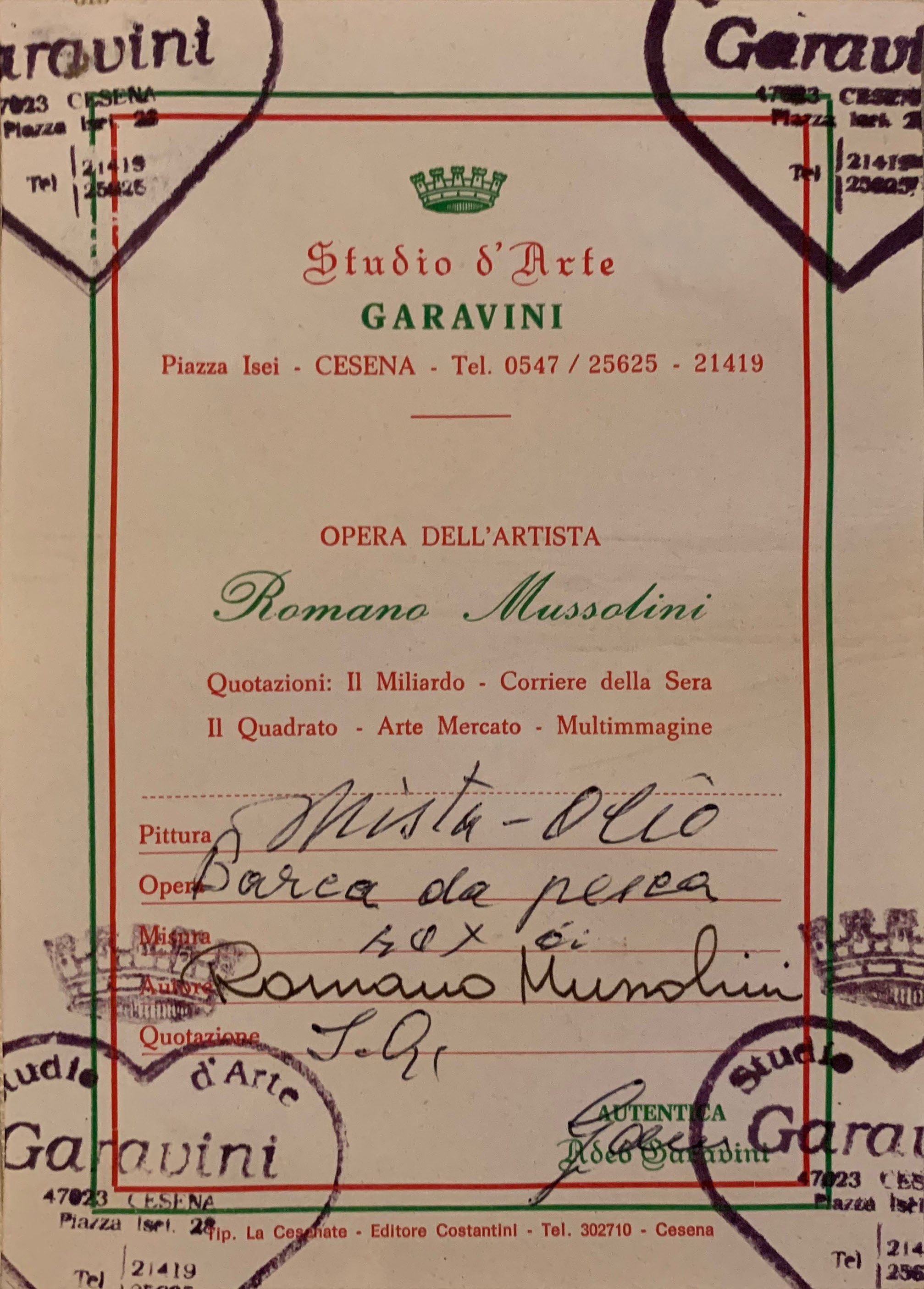 Romano Mussolini - Barco pesquero