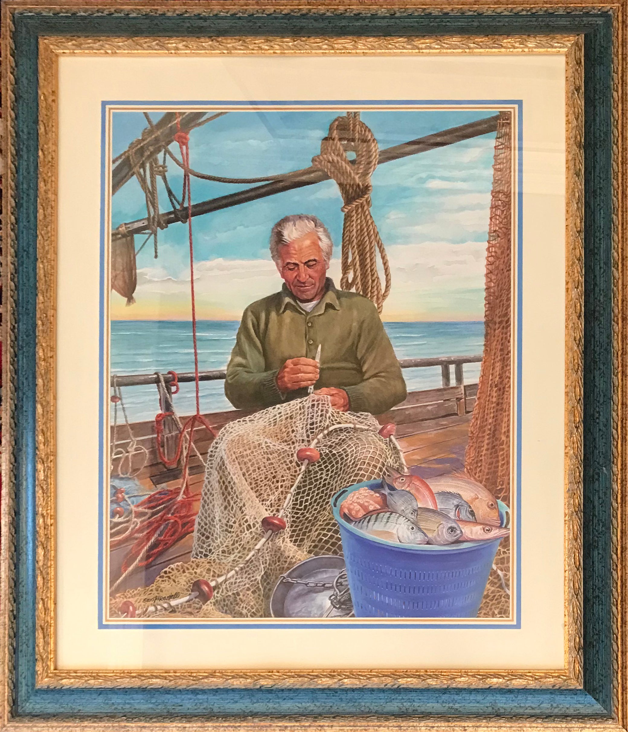 Ezio Tarantelli - El pescador