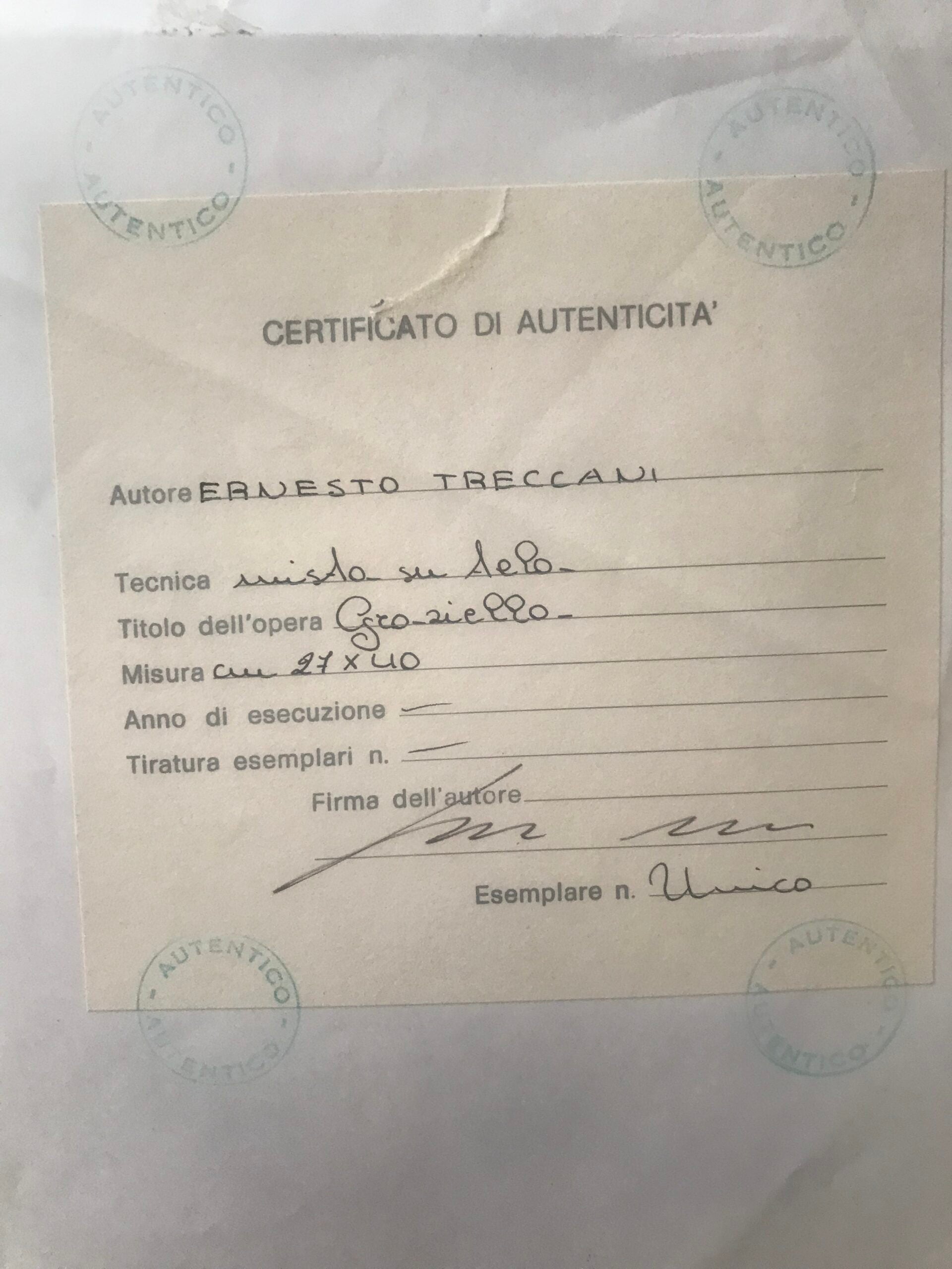 Ernesto Treccani - Graziella