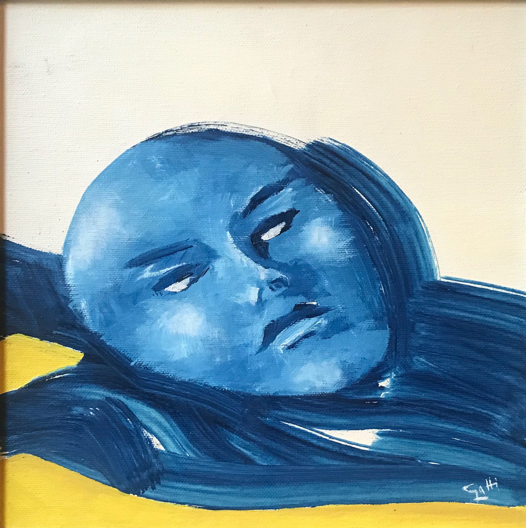 Carlo Gatti -  Maschera al blu di prussia