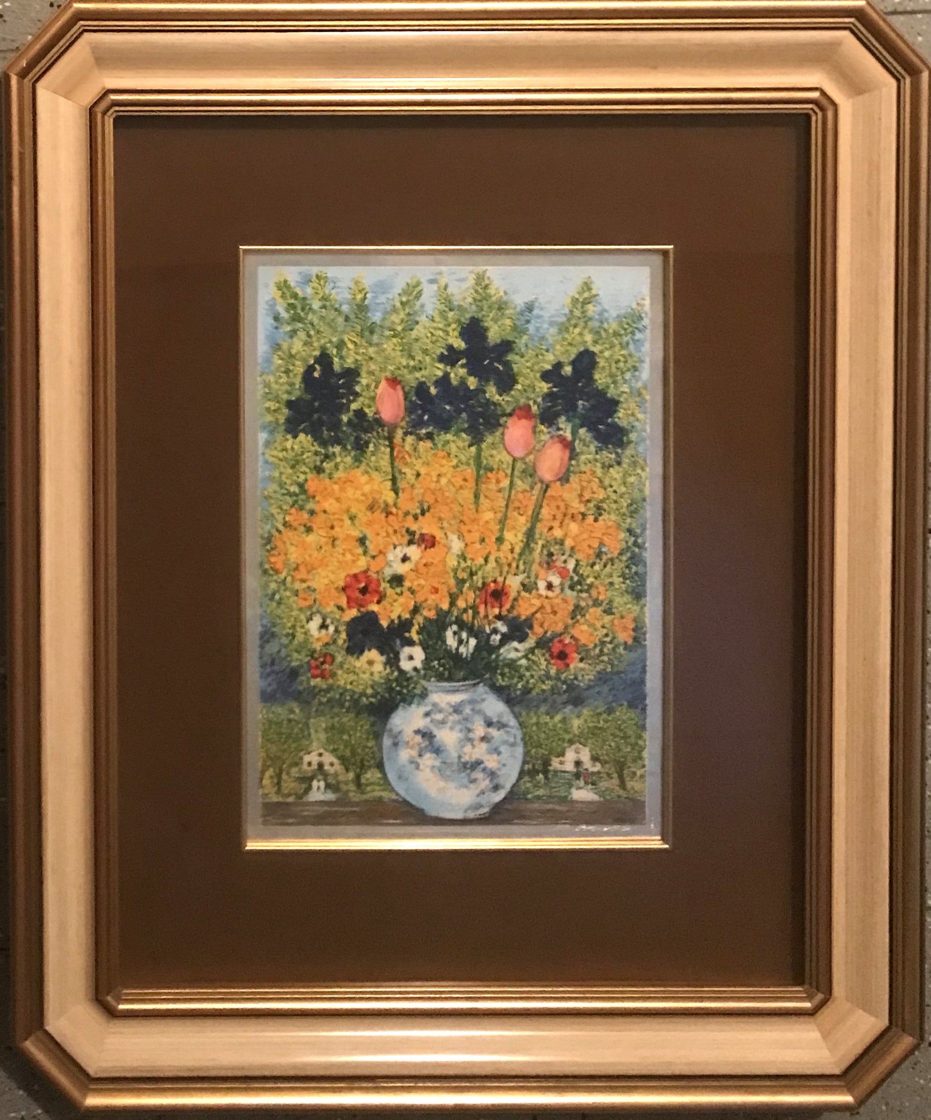 Michele Cascella - Vase of Flowers