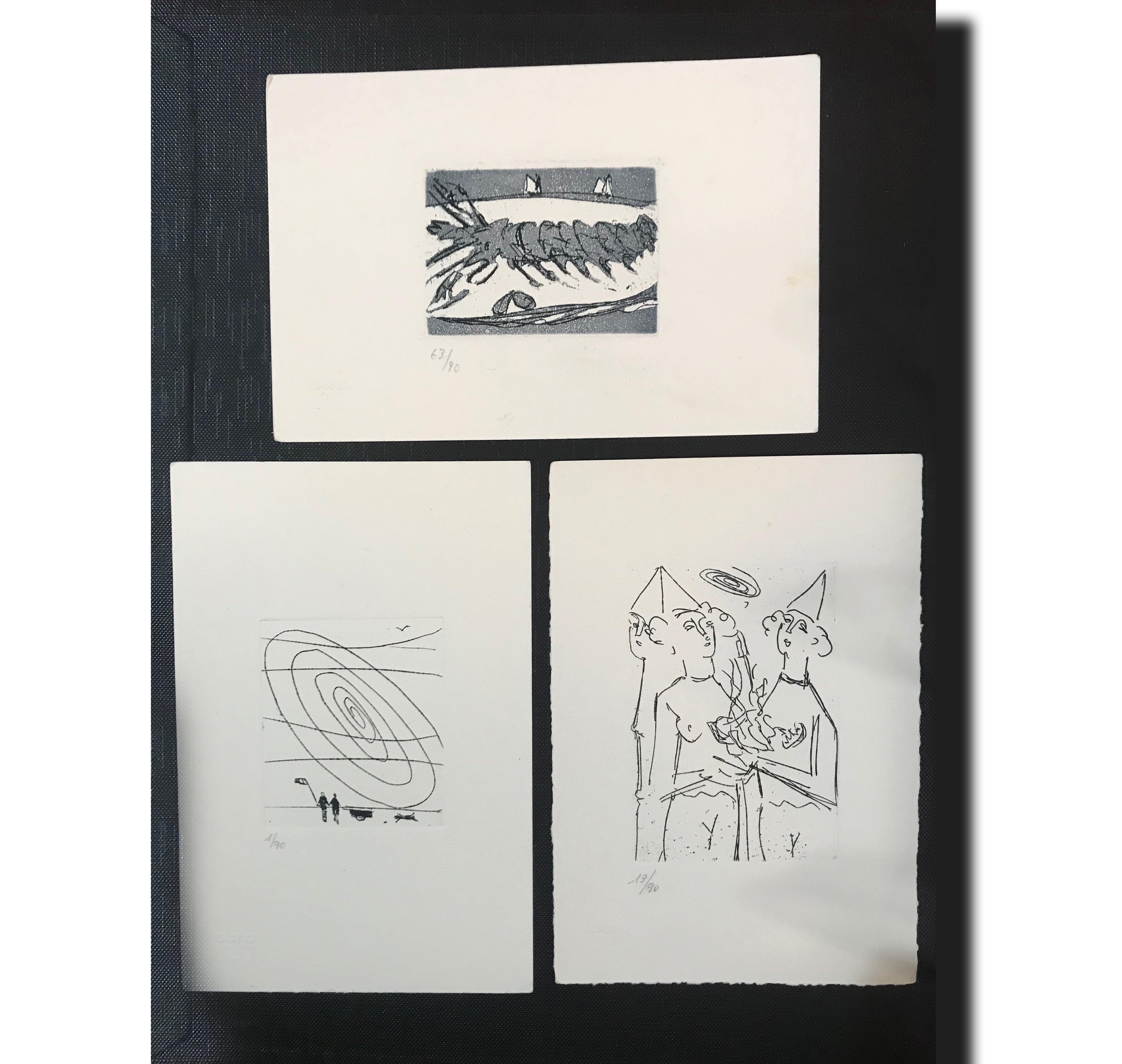 Holy Monks - Untitled Triptych