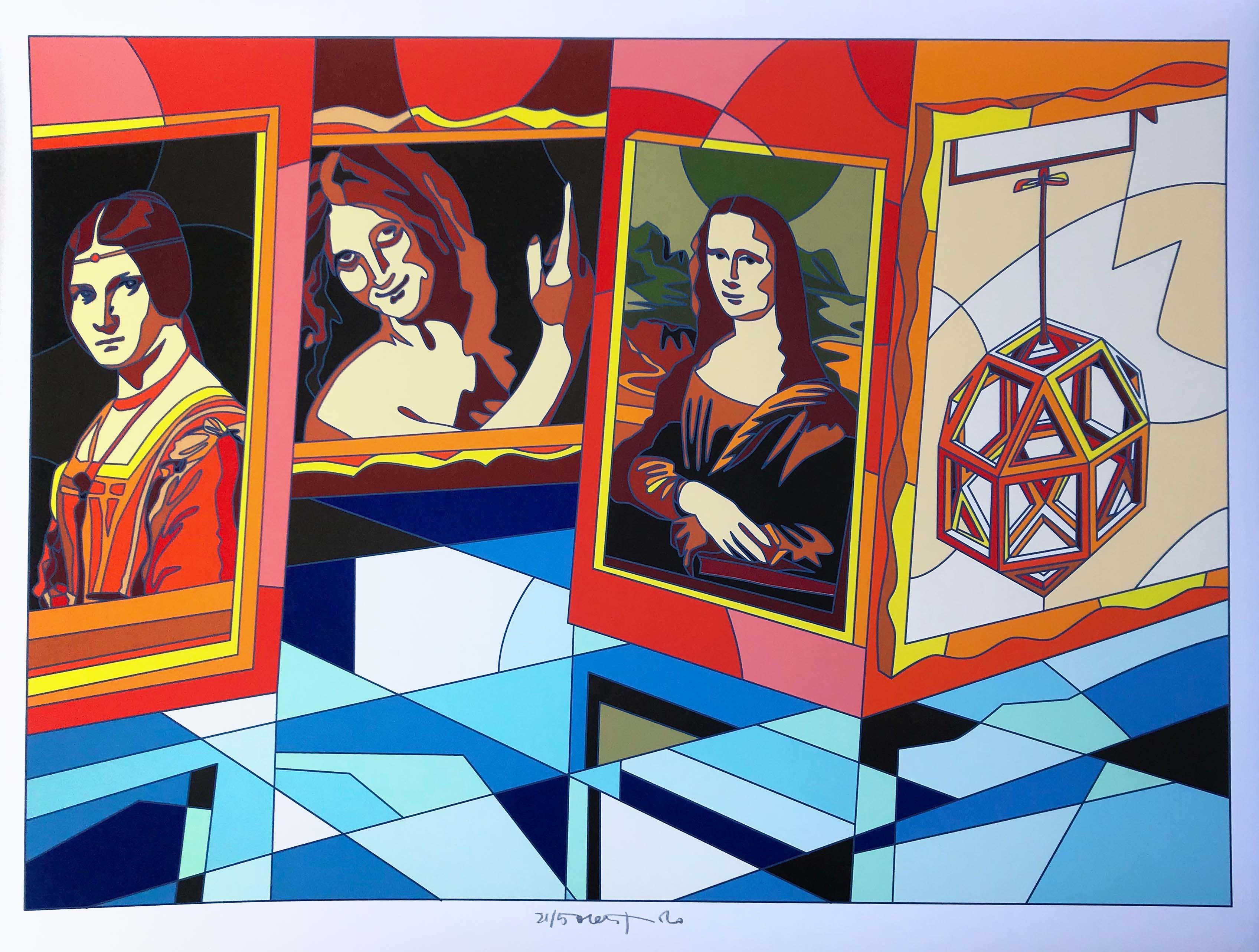 Ugo Nespolo's Plates - Leonardo's Legacy