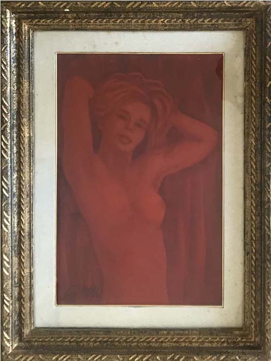 Carmelo Fertitta - Nudo in rosso
