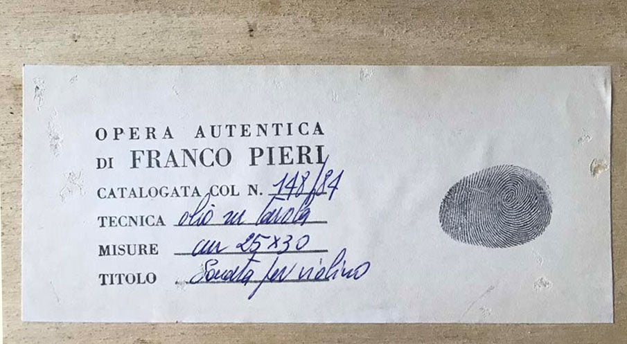 Franco Pieri - Sonata per violino