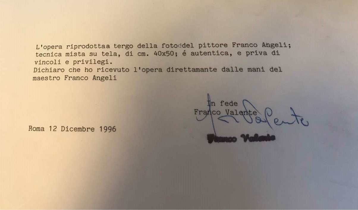 Franco Angeli - Senza titolo