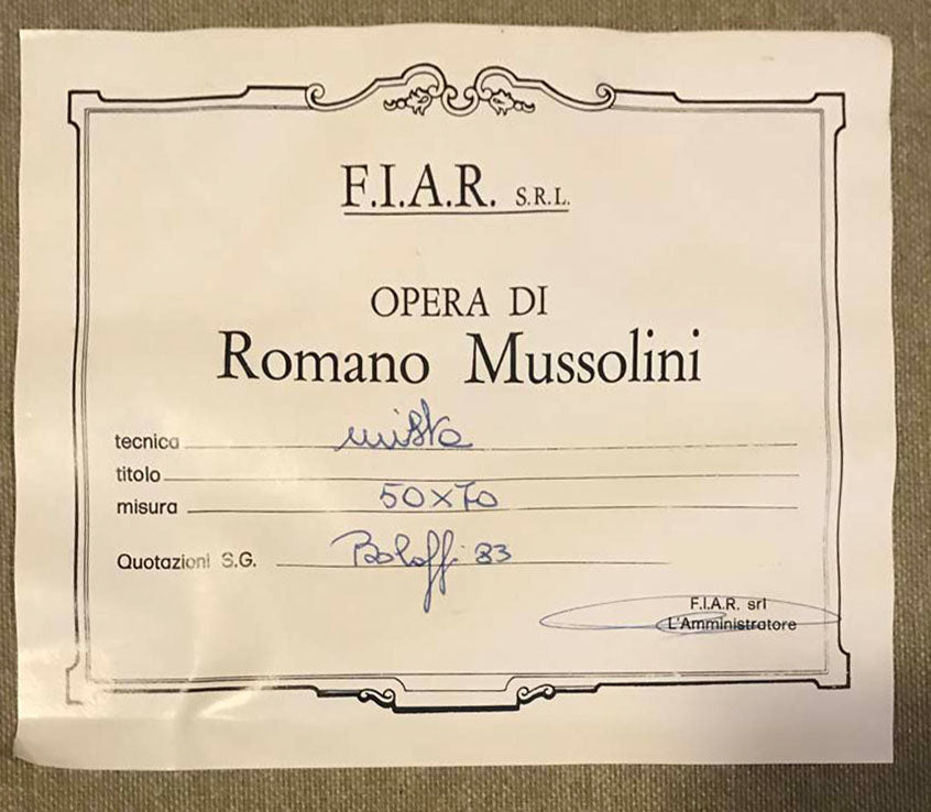 Romano Mussolini - Clown