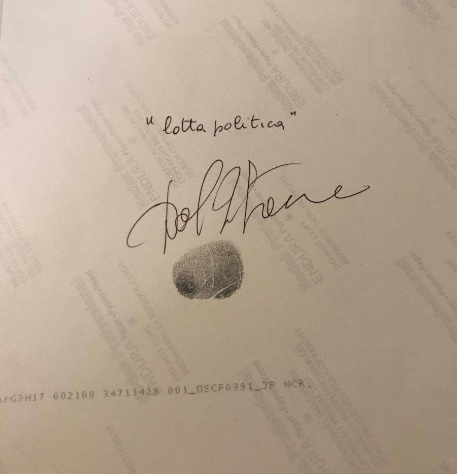 Del Re - Lucha política