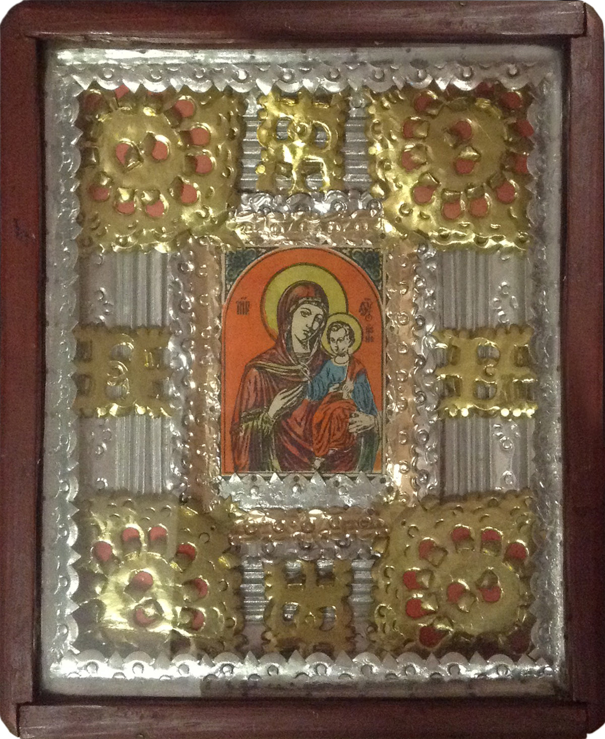 Anónimo - Icono de oro y plata