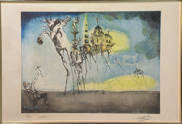 Salvador Dalí - La tentación de San Antonio