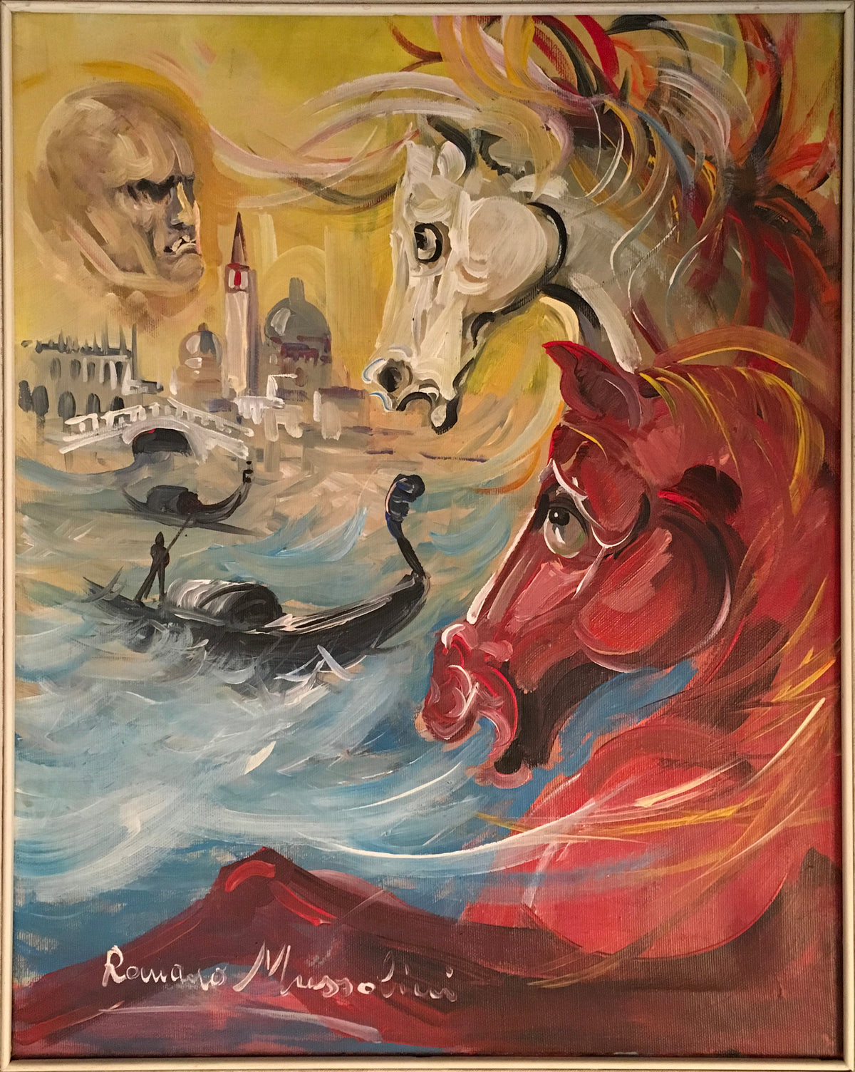Romano Mussolini - Horses in Venice