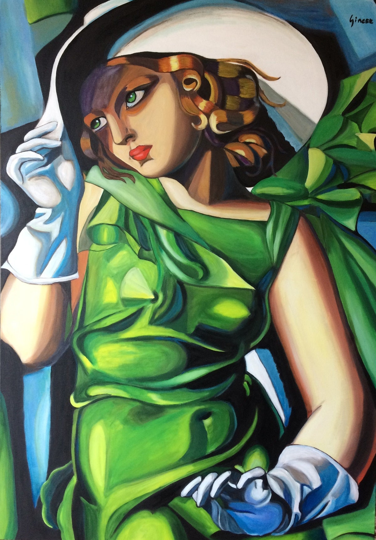 Nicola Ginese - La chica del vestido verde
