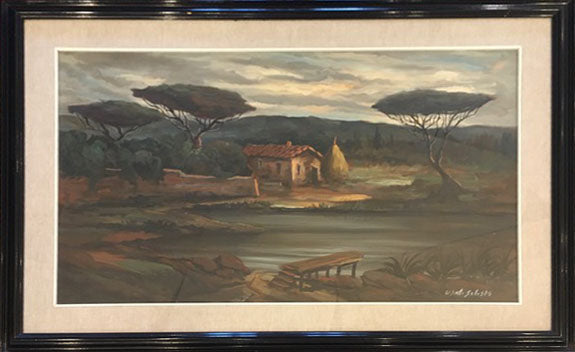 Domenico Seloski - Senza titolo (paesaggio)