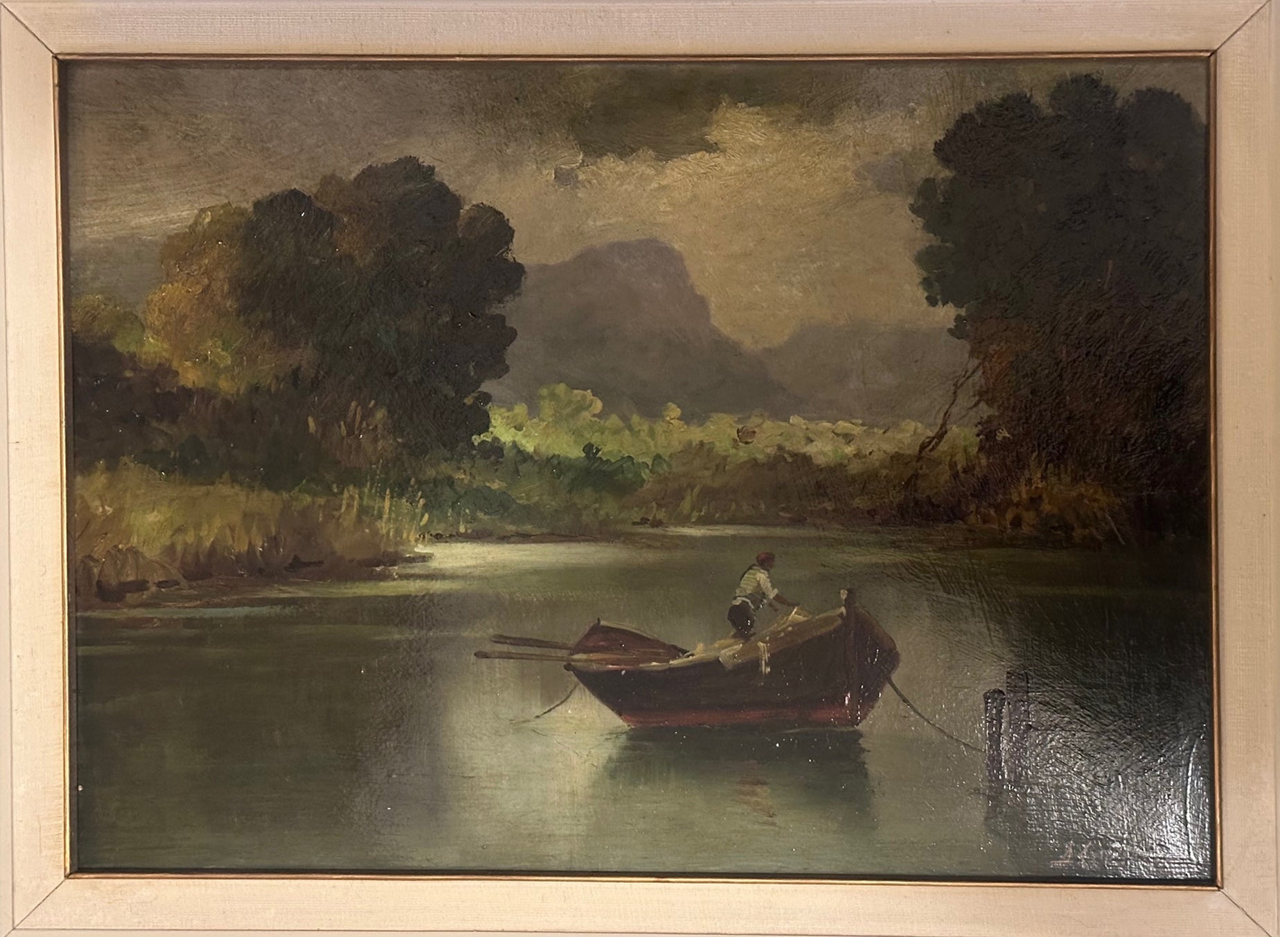 Castellani - Boat in the lake