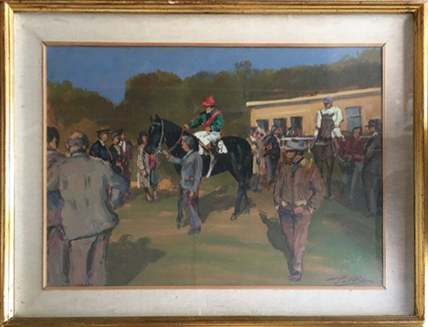 Lorenzo Palazzi - Ippodromo di Pisa - rondò dei cavalli