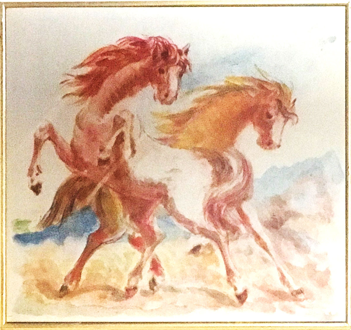 Aligi Sassu - Bolzano Horses