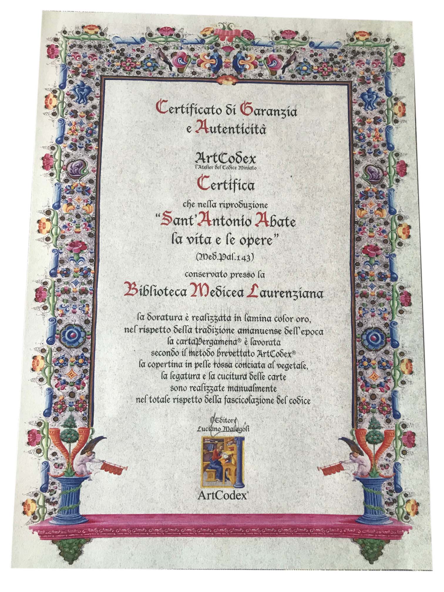 San Antonio Abad, Vida y Obras - Cita del Art Codex