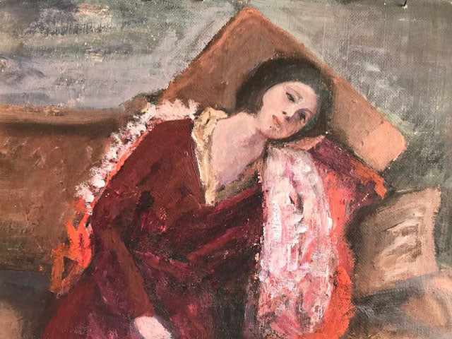 Artista desconocido - Retrato de una mujer