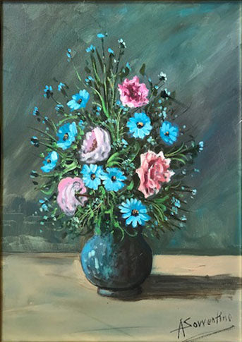 A. Sorrentino - Jarrón de flores