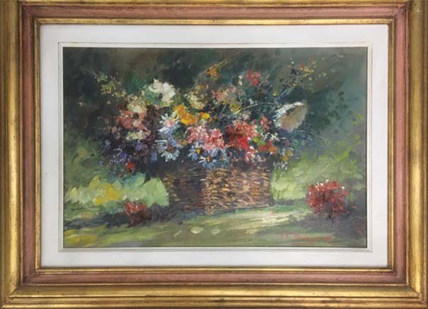 Norberto Martini - Cesto di fiori