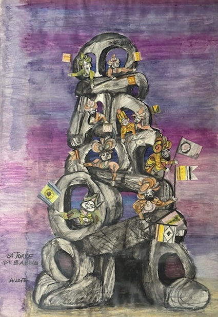 Emanuele Luzzati - Torre de Babel