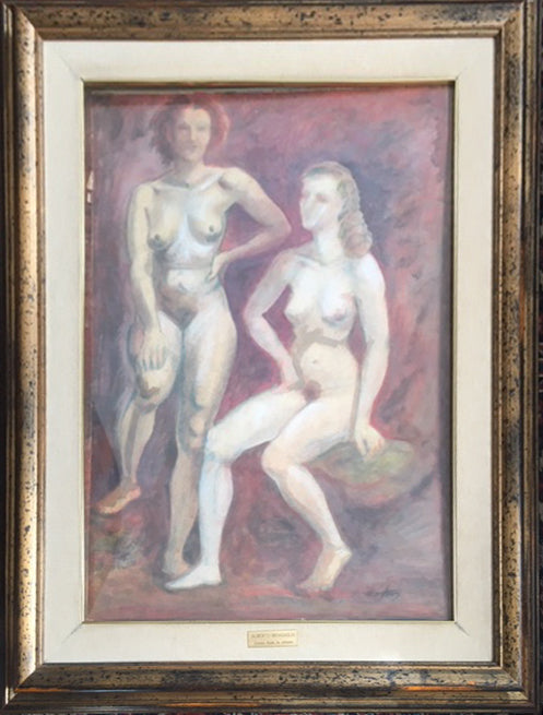 Alberto Bragaglia - Mujeres desnudas esperando